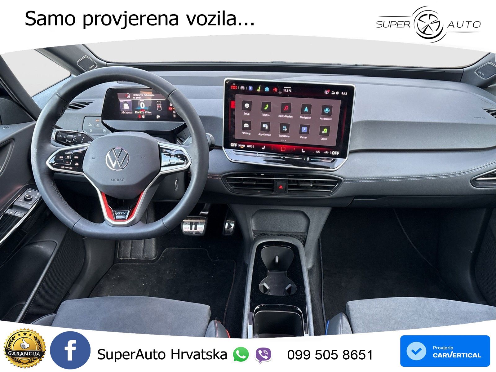 Volkswagen ID.3 GTX Performance 84 kWh (326 KS) LED+GR SJED+ACC