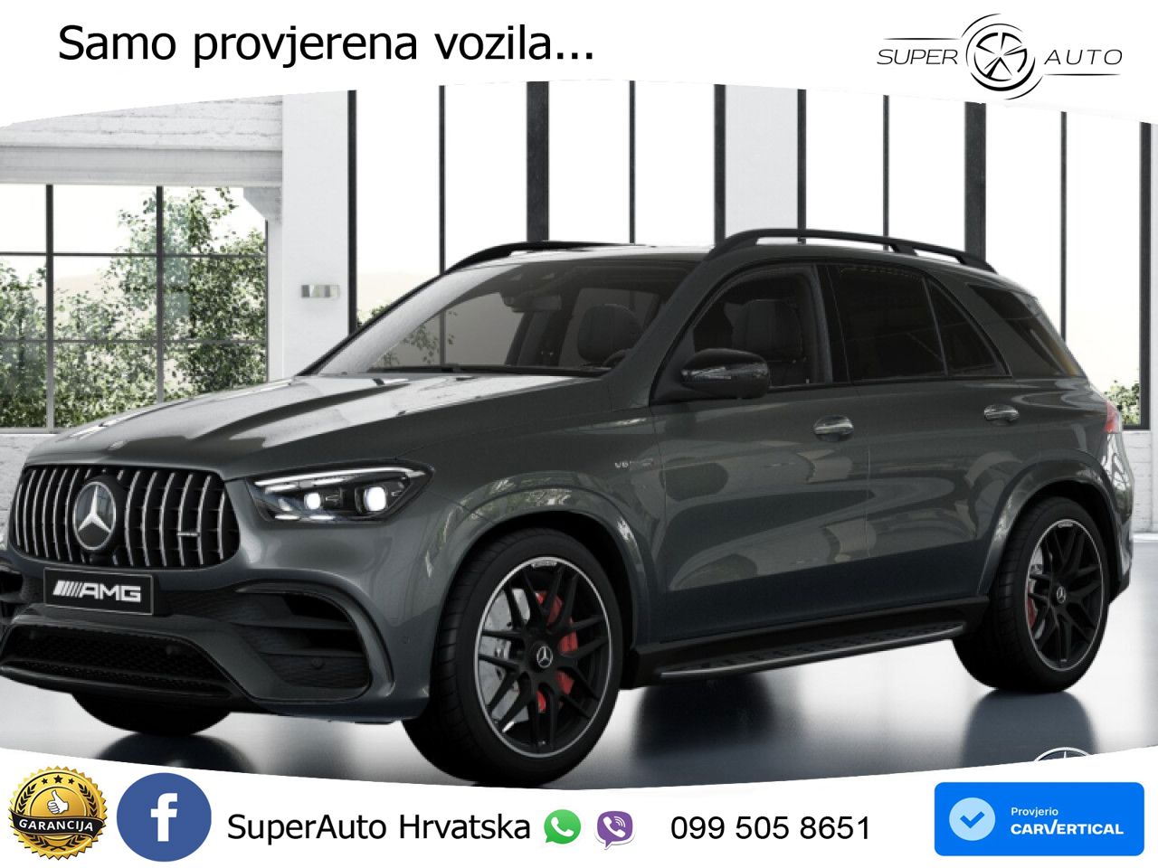 Mercedes AMG GLE 63 S V8 (612 KS) EQ Boost 4MATIC+ AMG SPEEDSHIFT TCT 9G LED+GR SJED+ACC
