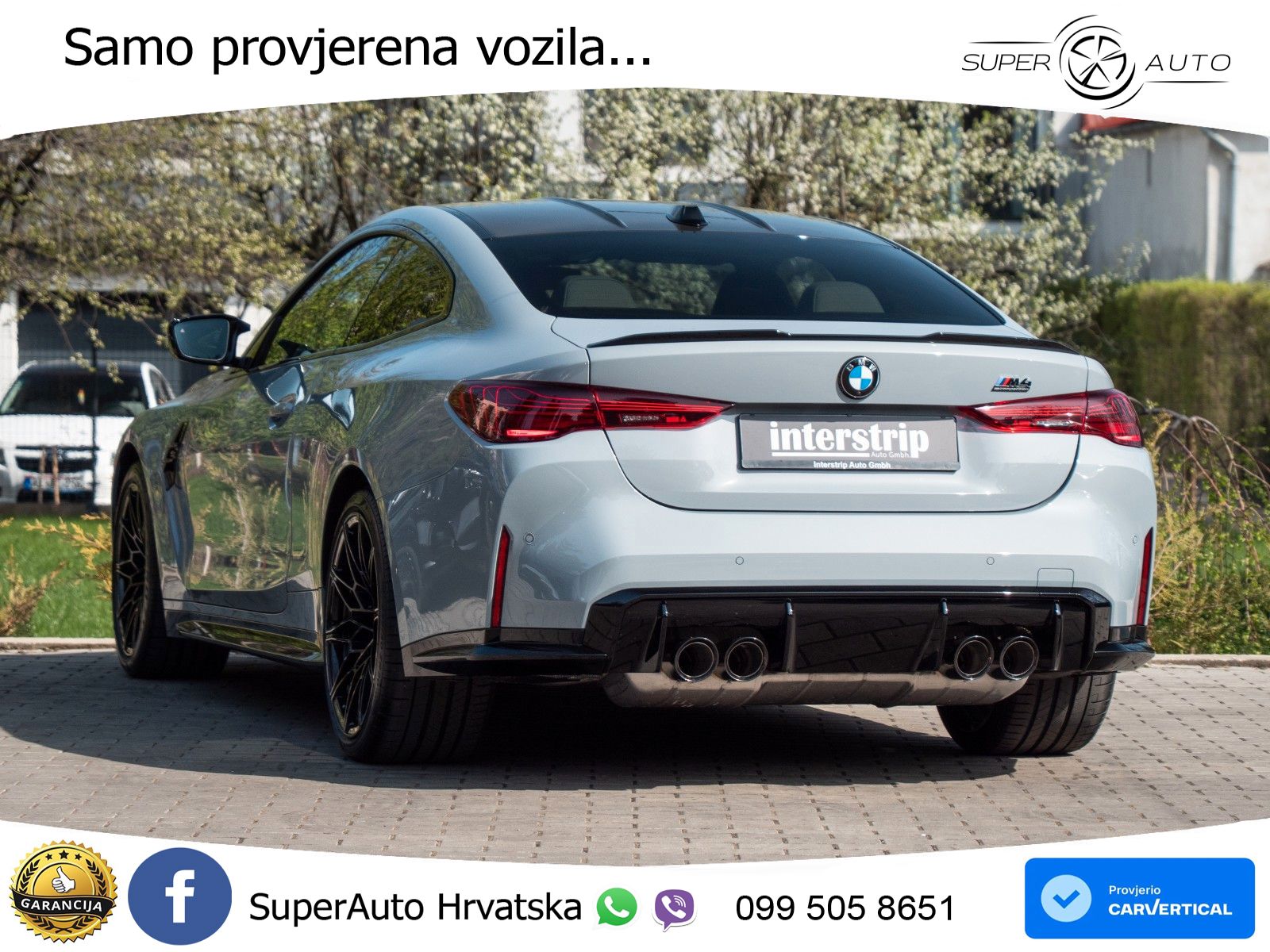 BMW M4 Competition 3.0 (530 KS) xDrive Steptronic LED+GR SJED+ACC