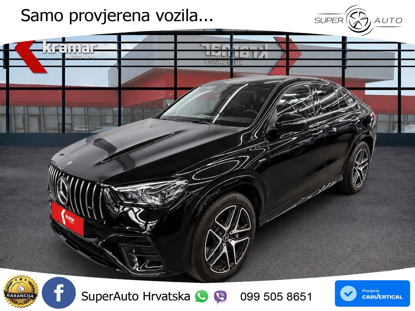 Mercedes AMG GLE Coupe 53 (544 Hp) 4MATIC+ AMG SPEEDSHIFT TCT 9G LED+GR SJED+ACC
