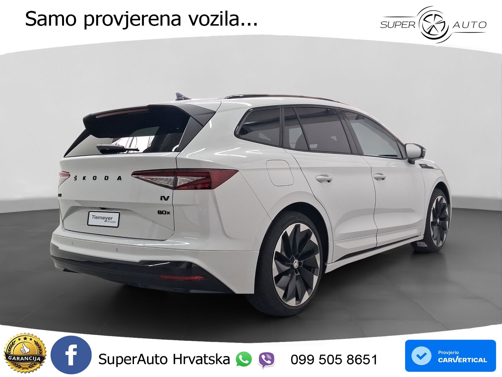 Škoda Enyaq iV 80x 82 kWh (265 KS) AWD SportLine LED+GR SJED+ACC