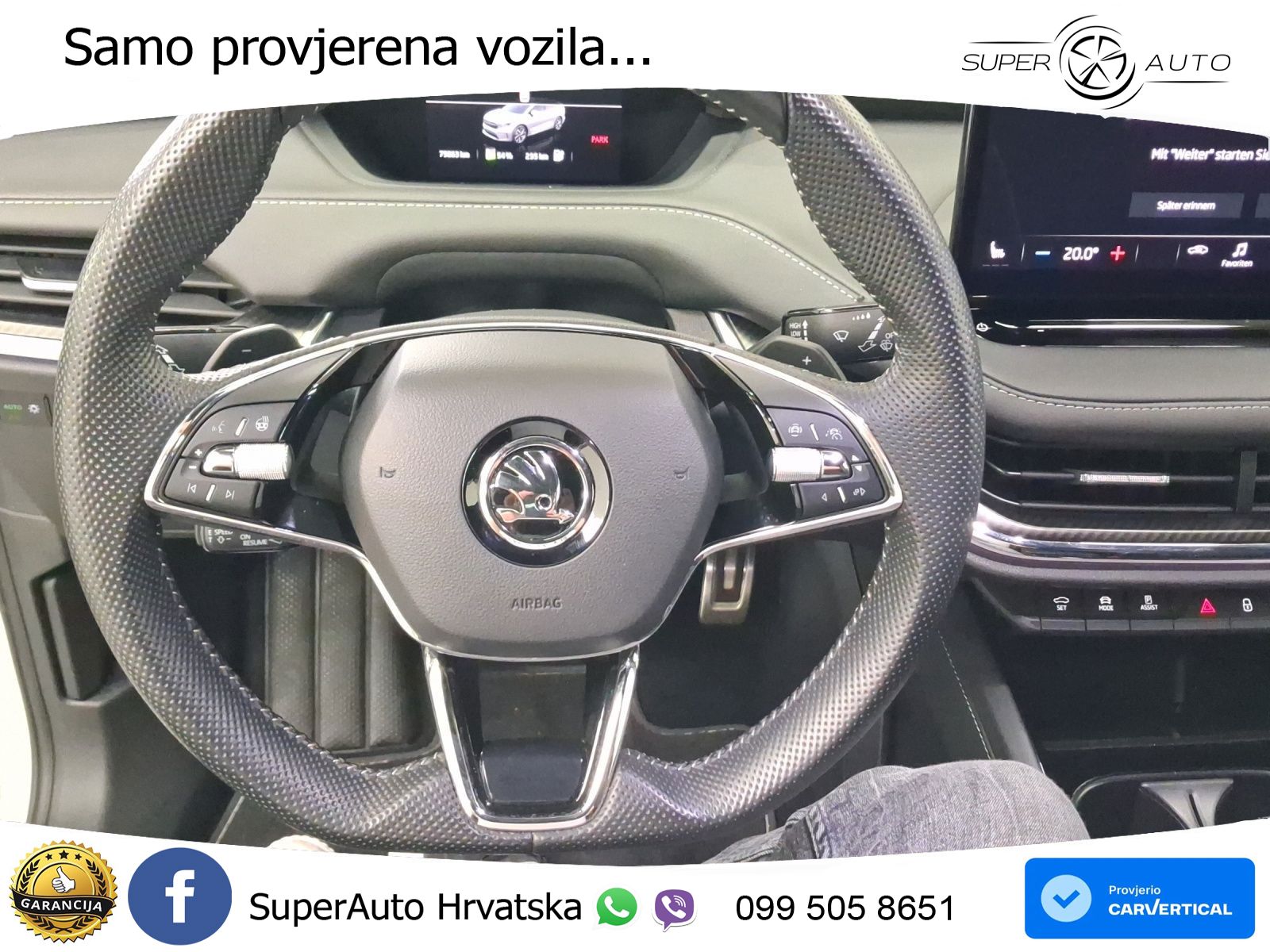 Škoda Enyaq iV 80x 82 kWh (265 KS) AWD SportLine LED+GR SJED+ACC