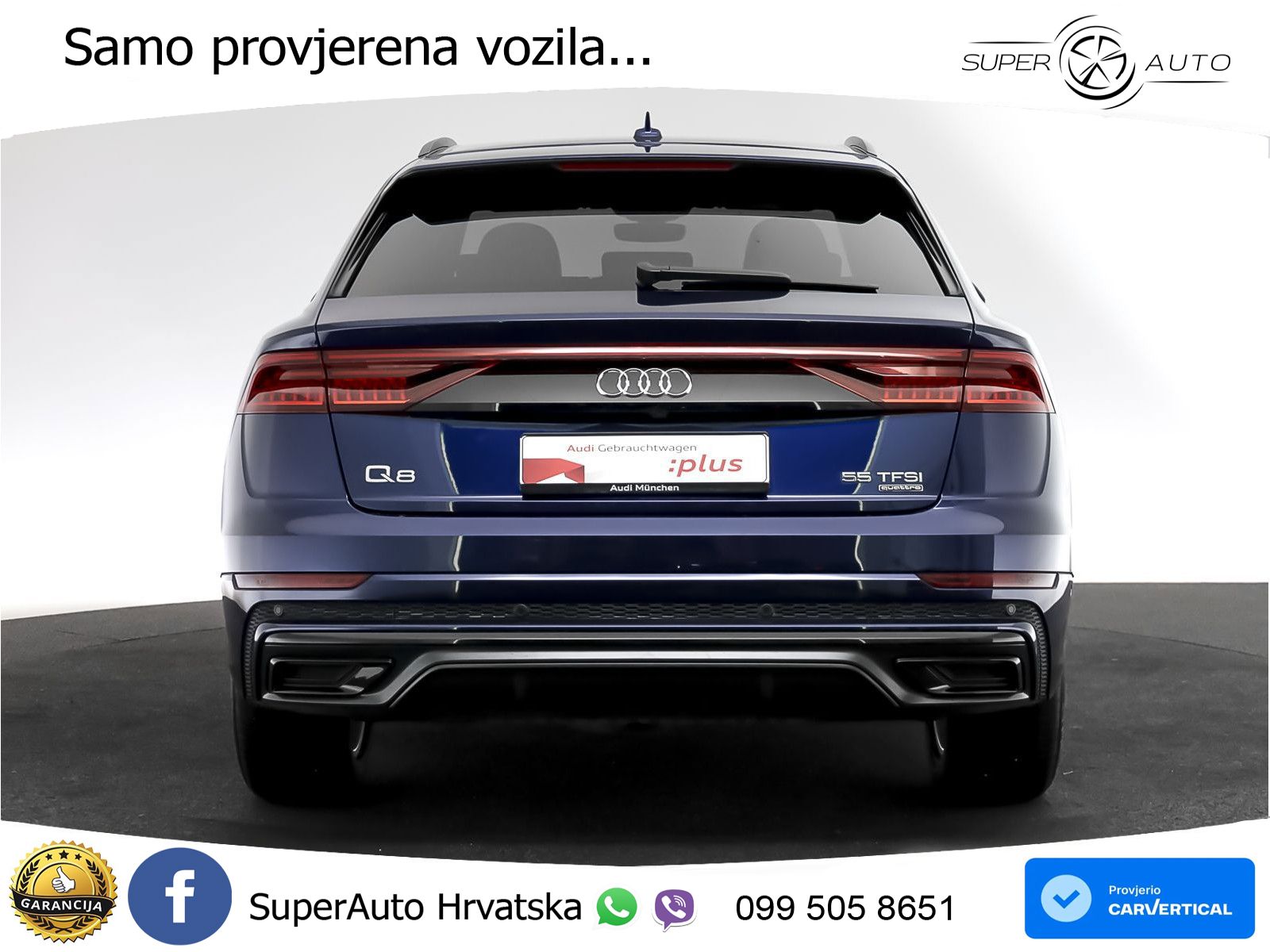 Audi Q8 55 TFSI V6 (340 KS) quattro Tiptronic