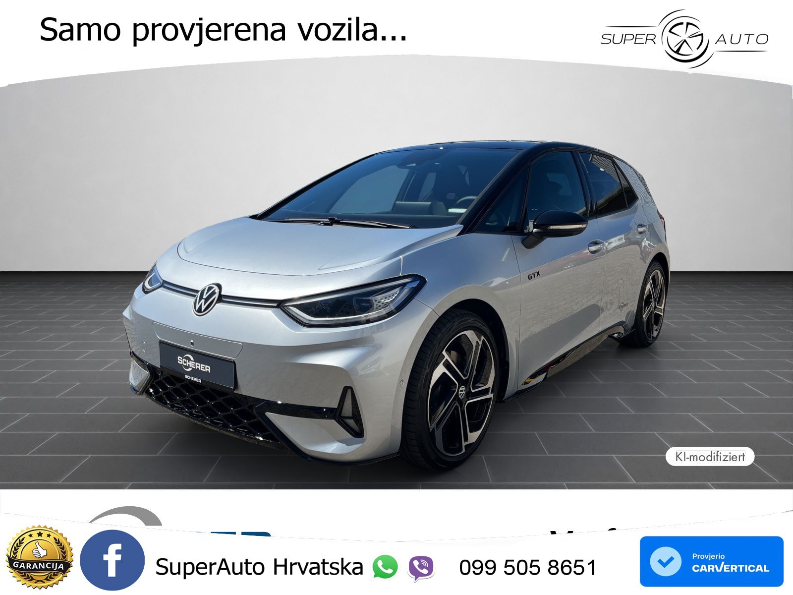 Volkswagen ID.3 GTX Performance 84 kWh (326 KS)