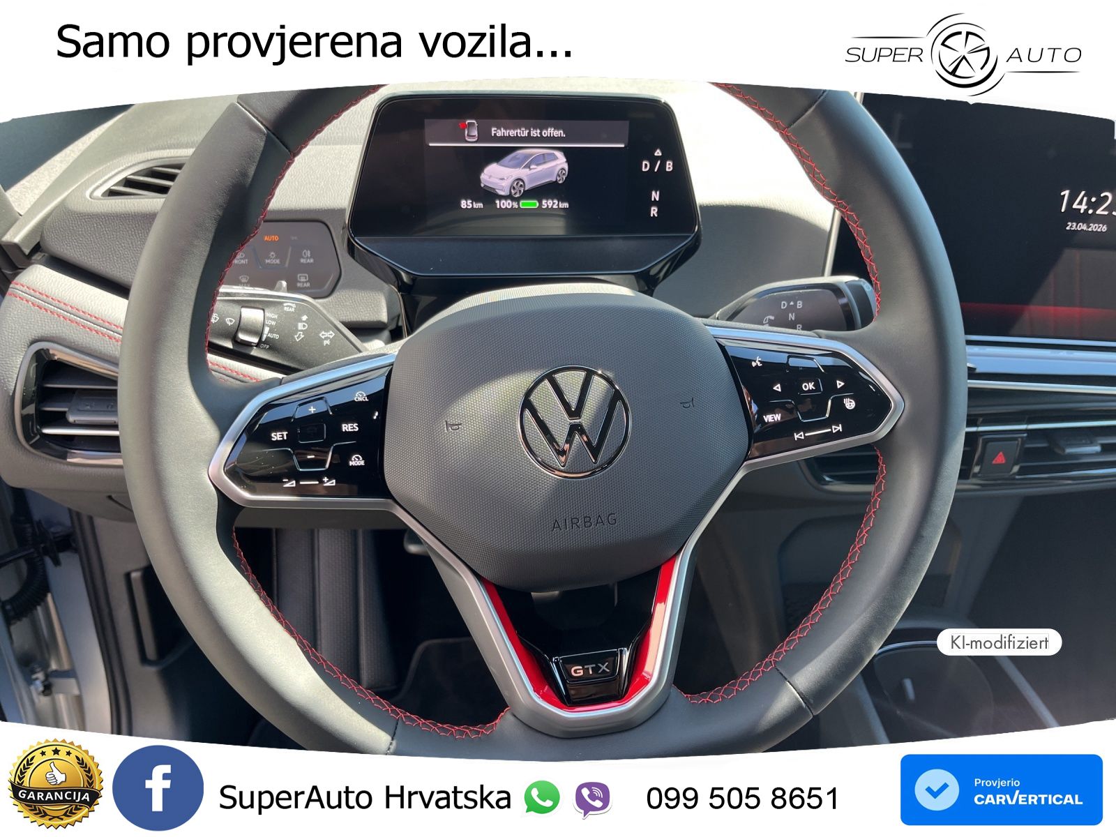 Volkswagen ID.3 GTX Performance 84 kWh (326 KS)