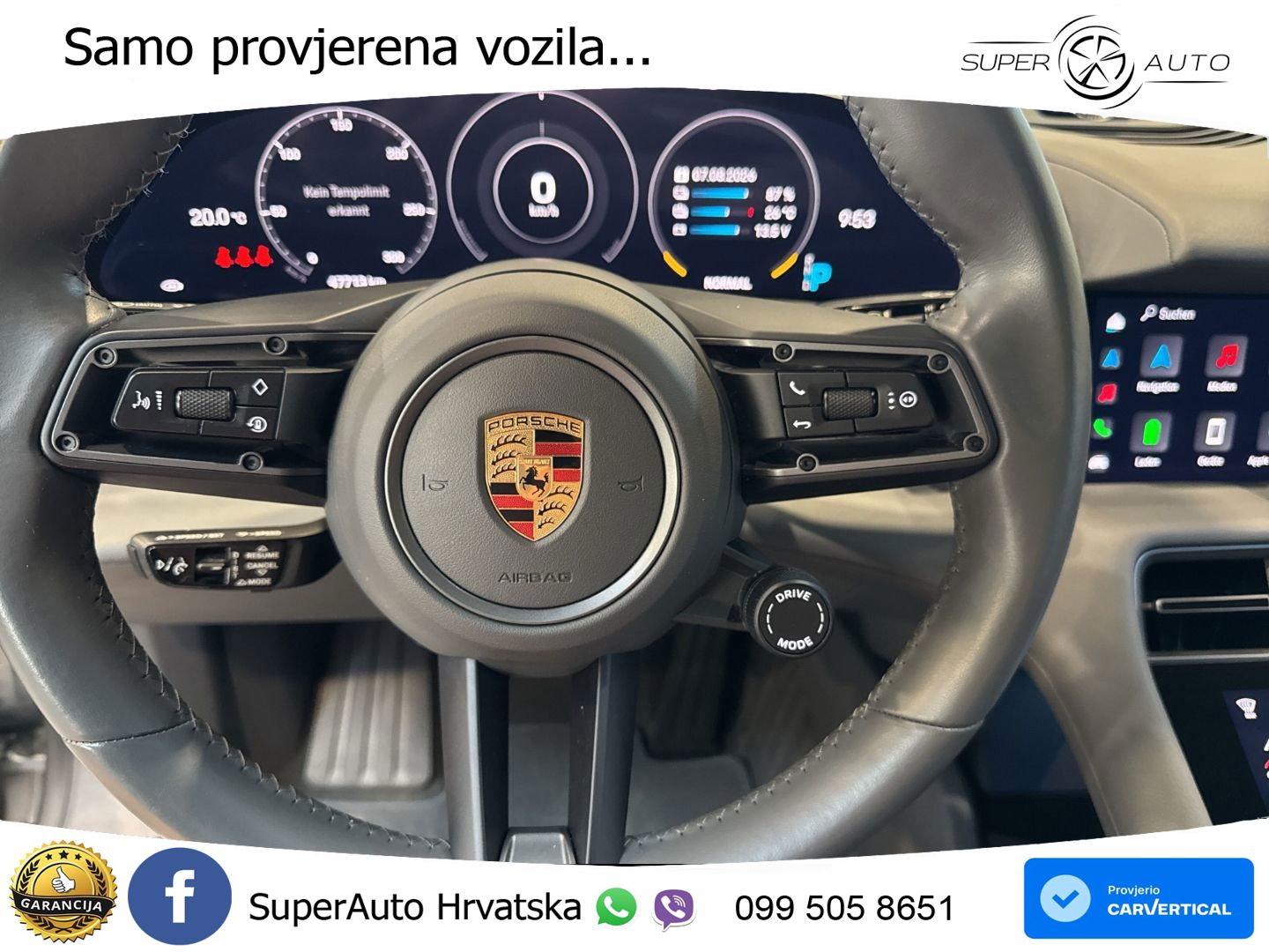 Porsche Taycan Performance Plus 93.4 kWh (476 KS)