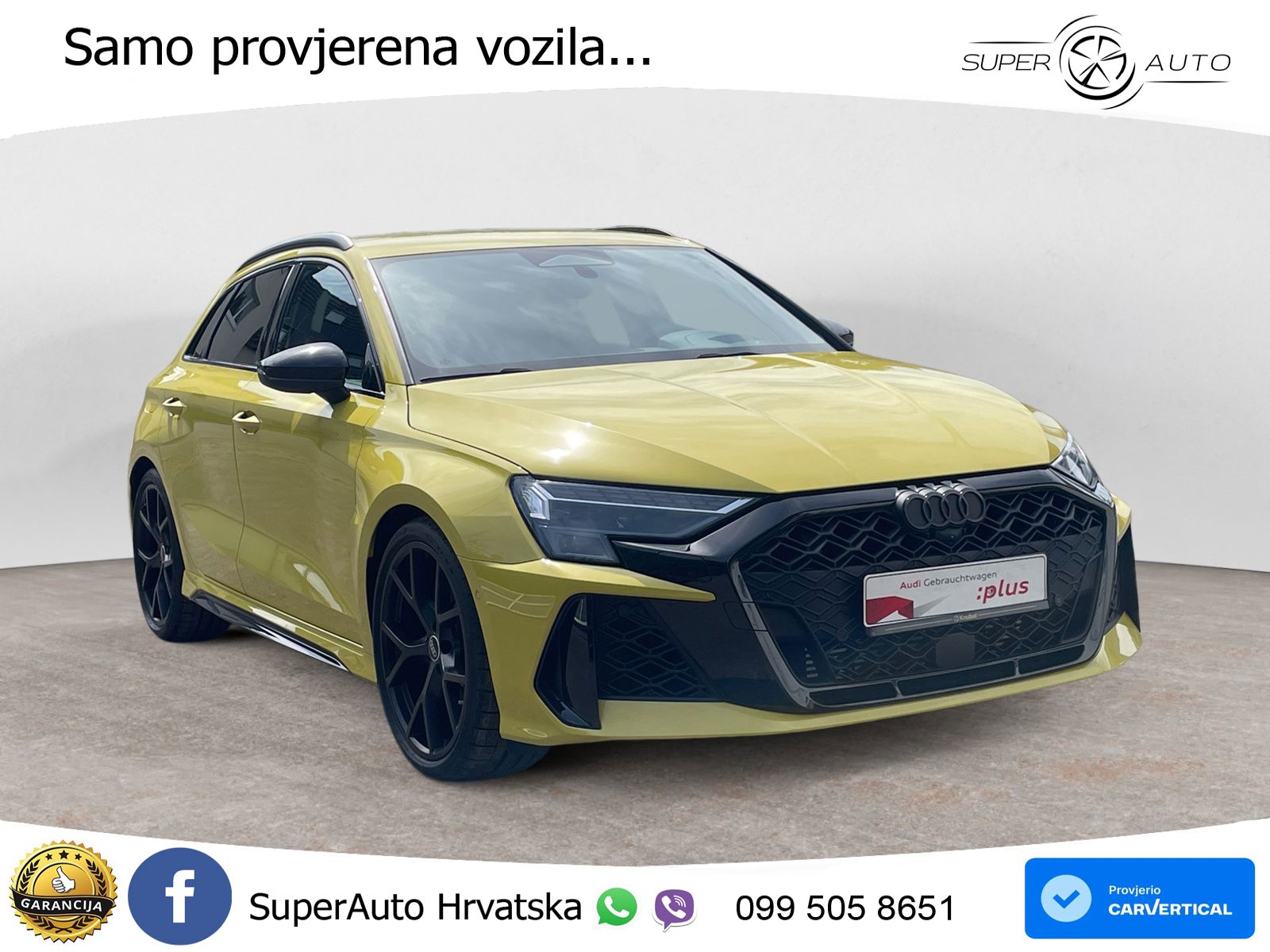 Audi RS3 Sedan 2.5 TFSI (400 KS) quattro S tronic LED+GR SJED+ACC
