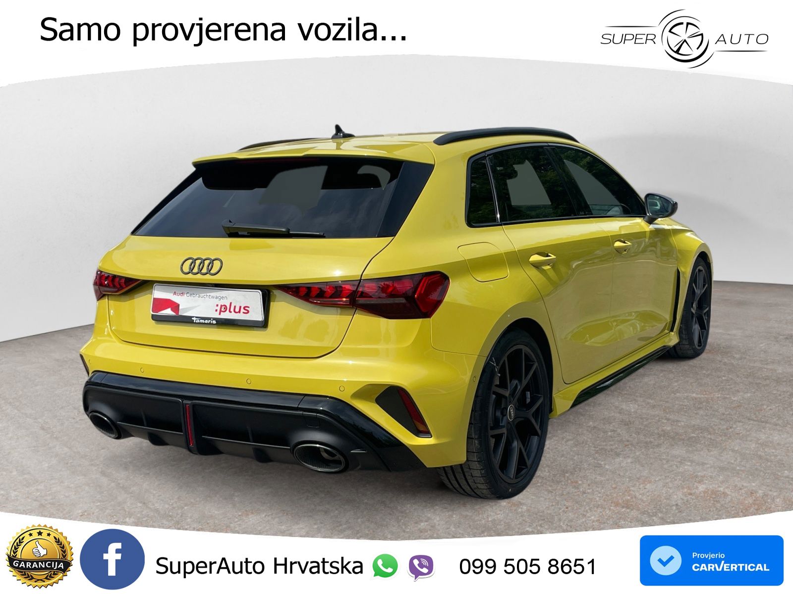 Audi RS3 Sedan 2.5 TFSI (400 KS) quattro S tronic LED+GR SJED+ACC