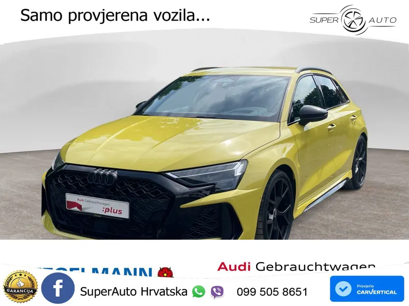 Audi RS3 Sedan 2.5 TFSI (400 KS) quattro S tronic LED+GR SJED+ACC
