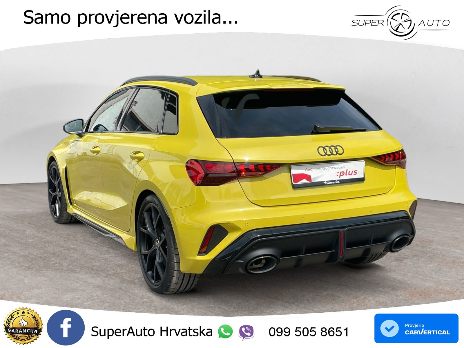 Audi RS3 Sedan 2.5 TFSI (400 KS) quattro S tronic LED+GR SJED+ACC