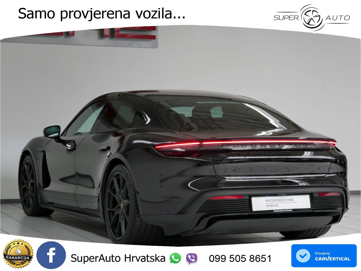 Porsche Taycan GTS Performance Plus 93.4 kWh (598 KS)