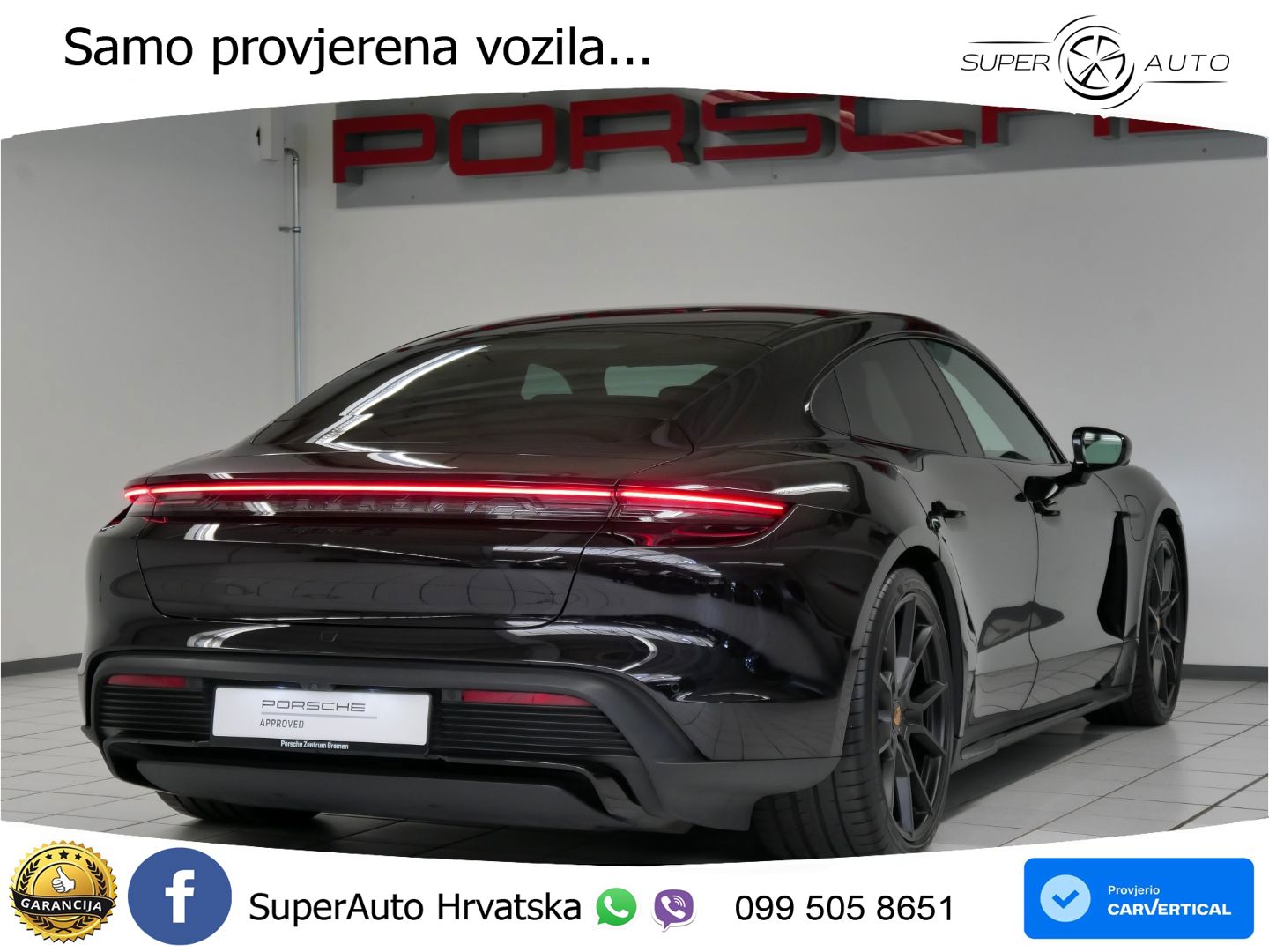 Porsche Taycan GTS Performance Plus 93.4 kWh (598 KS)