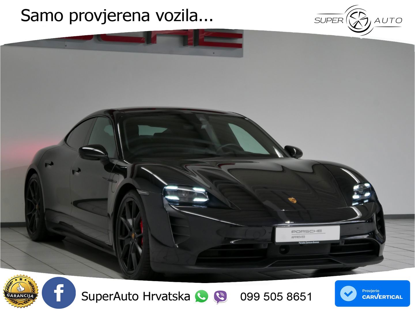 Porsche Taycan GTS Performance Plus 93.4 kWh (598 KS)