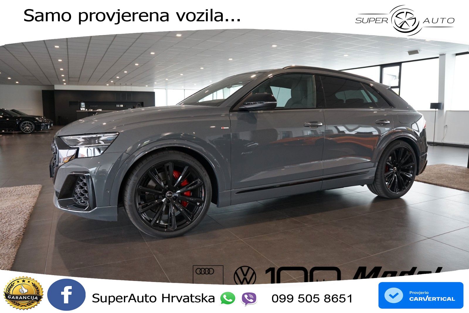 Audi Q8 60 TFSIe V6 (490 KS) quattro Tiptronic 489 KS LED+GR SJED+ACC