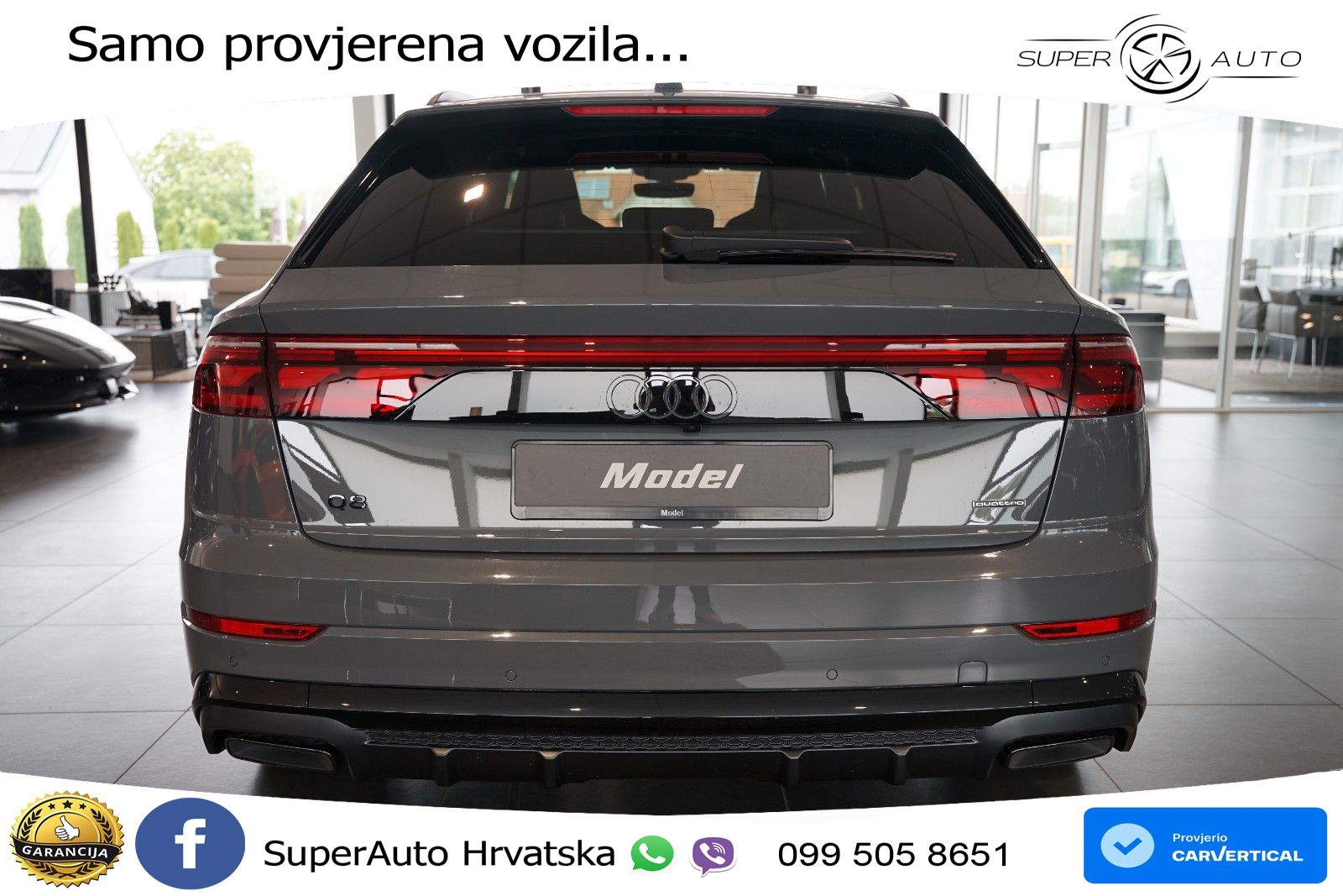 Audi Q8 60 TFSIe V6 (490 KS) quattro Tiptronic 489 KS LED+GR SJED+ACC