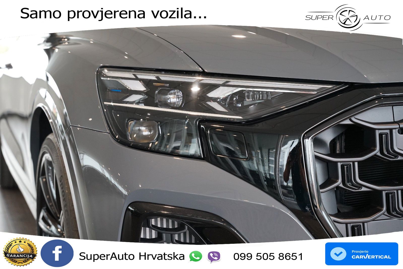 Audi Q8 60 TFSIe V6 (490 KS) quattro Tiptronic 489 KS LED+GR SJED+ACC