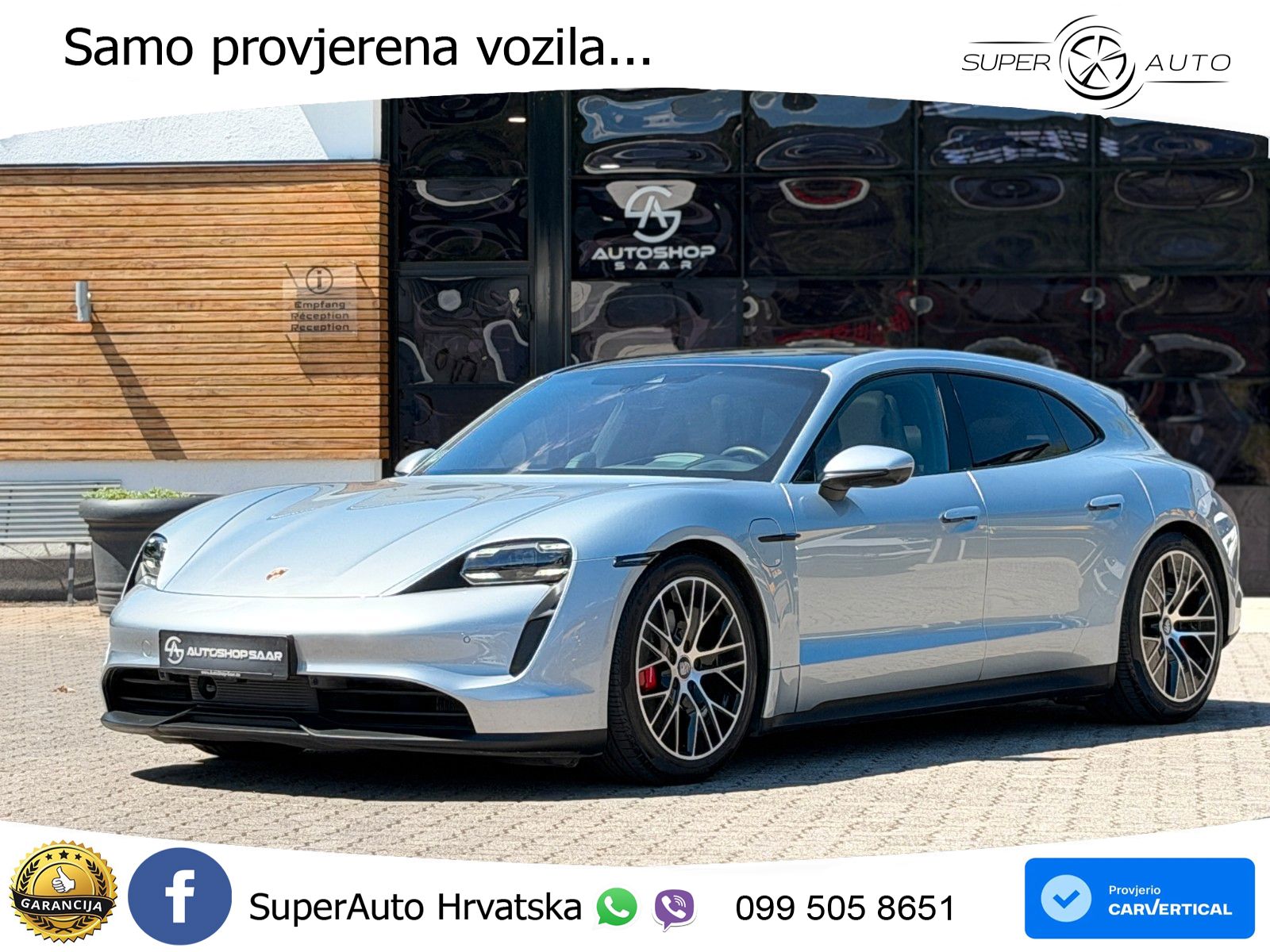 Porsche Taycan Sport Turismo 4S Performance Plus 93.4 kWh (571 KS)