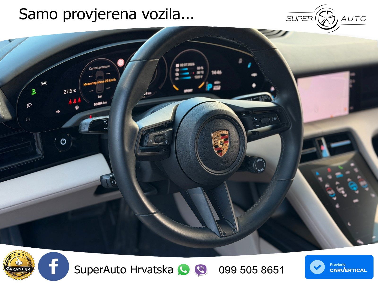 Porsche Taycan Sport Turismo 4S Performance Plus 93.4 kWh (571 KS)