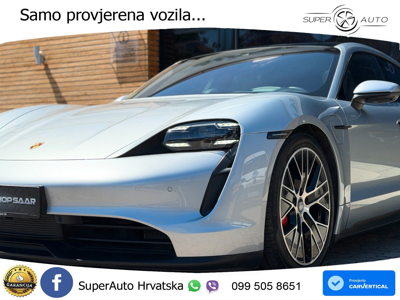 Porsche Taycan Sport Turismo 4S Performance Plus 93.4 kWh (571 KS)