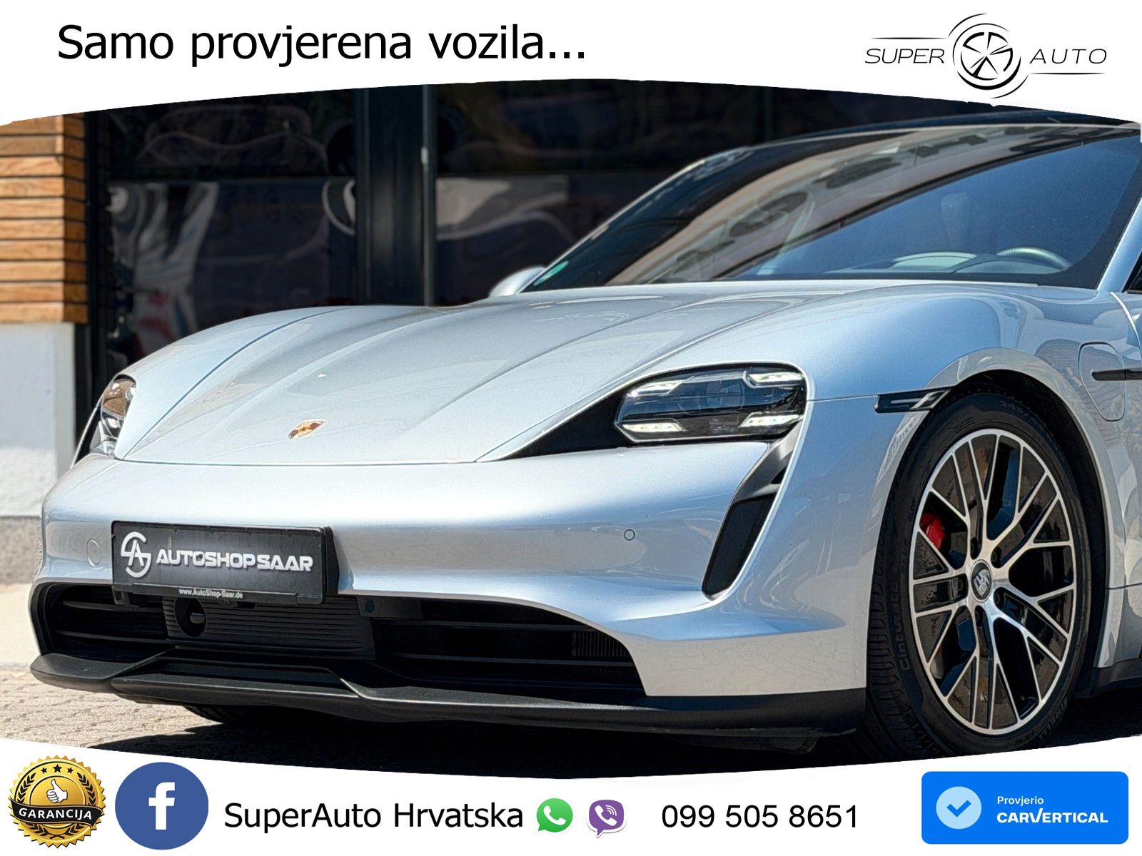 Porsche Taycan Sport Turismo 4S Performance Plus 93.4 kWh (571 KS)