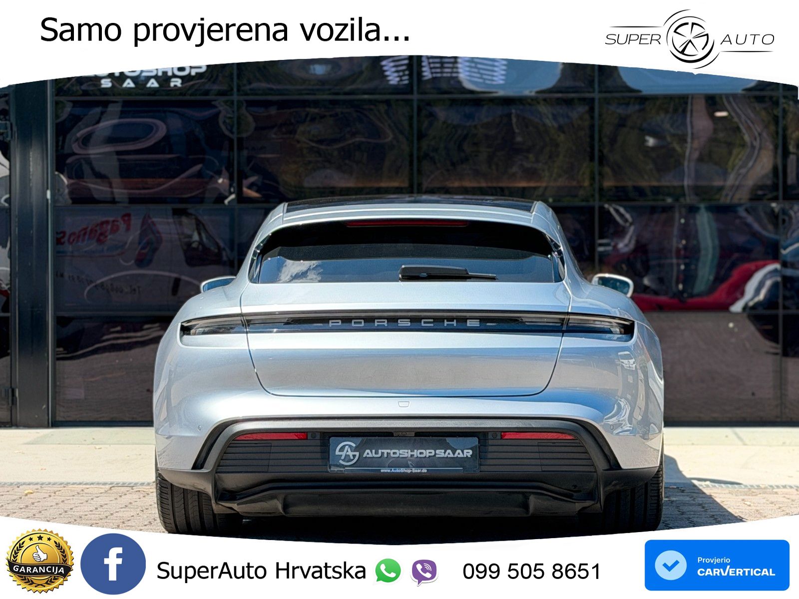 Porsche Taycan Sport Turismo 4S Performance Plus 93.4 kWh (571 KS)