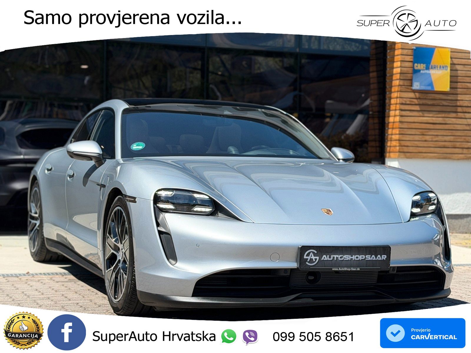 Porsche Taycan Sport Turismo 4S Performance Plus 93.4 kWh (571 KS)
