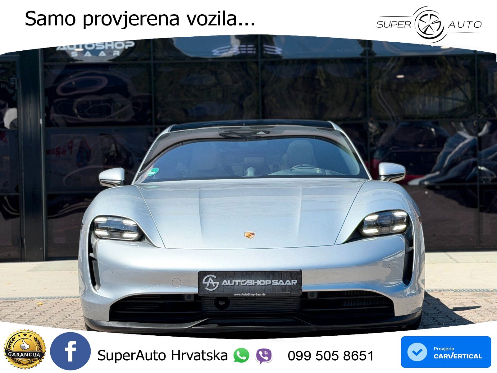 Porsche Taycan Sport Turismo 4S Performance Plus 93.4 kWh (571 KS)