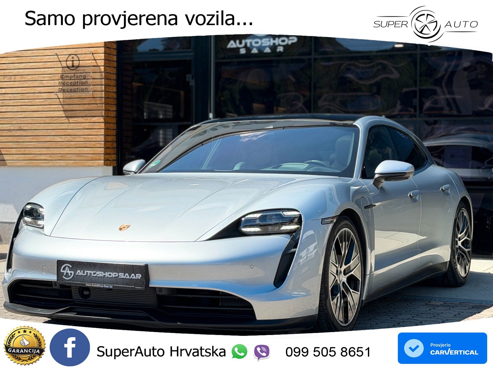 Porsche Taycan Sport Turismo 4S Performance Plus 93.4 kWh (571 KS)