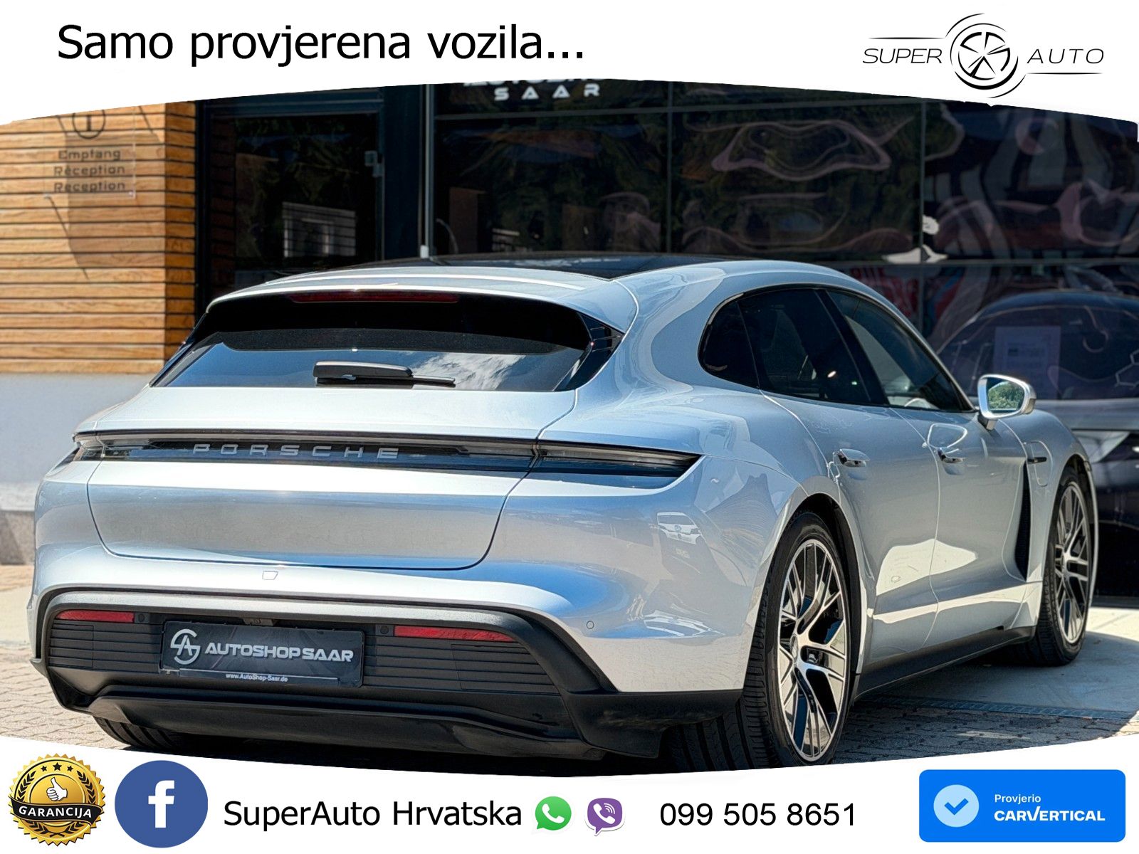 Porsche Taycan Sport Turismo 4S Performance Plus 93.4 kWh (571 KS)