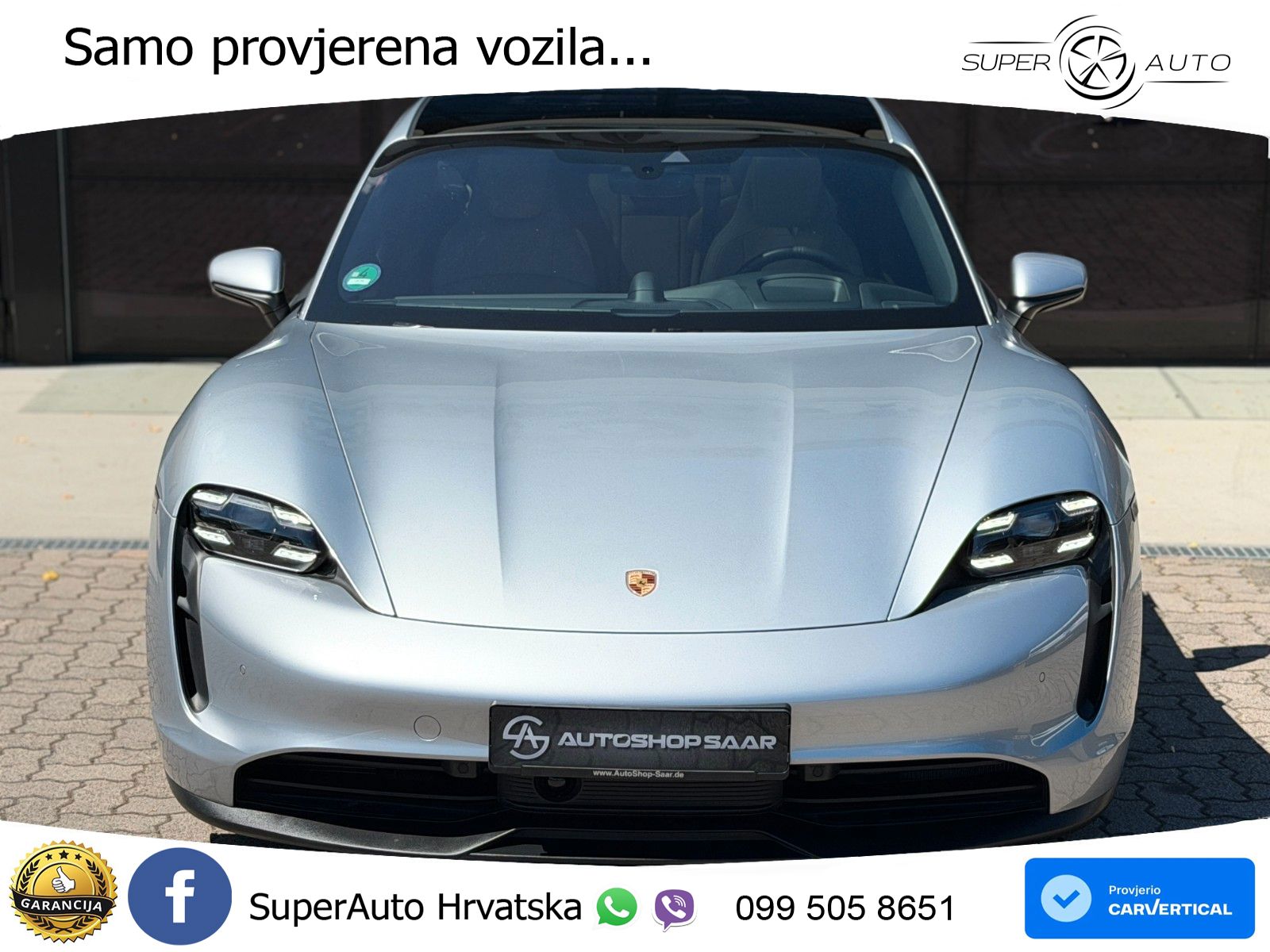 Porsche Taycan Sport Turismo 4S Performance Plus 93.4 kWh (571 KS)