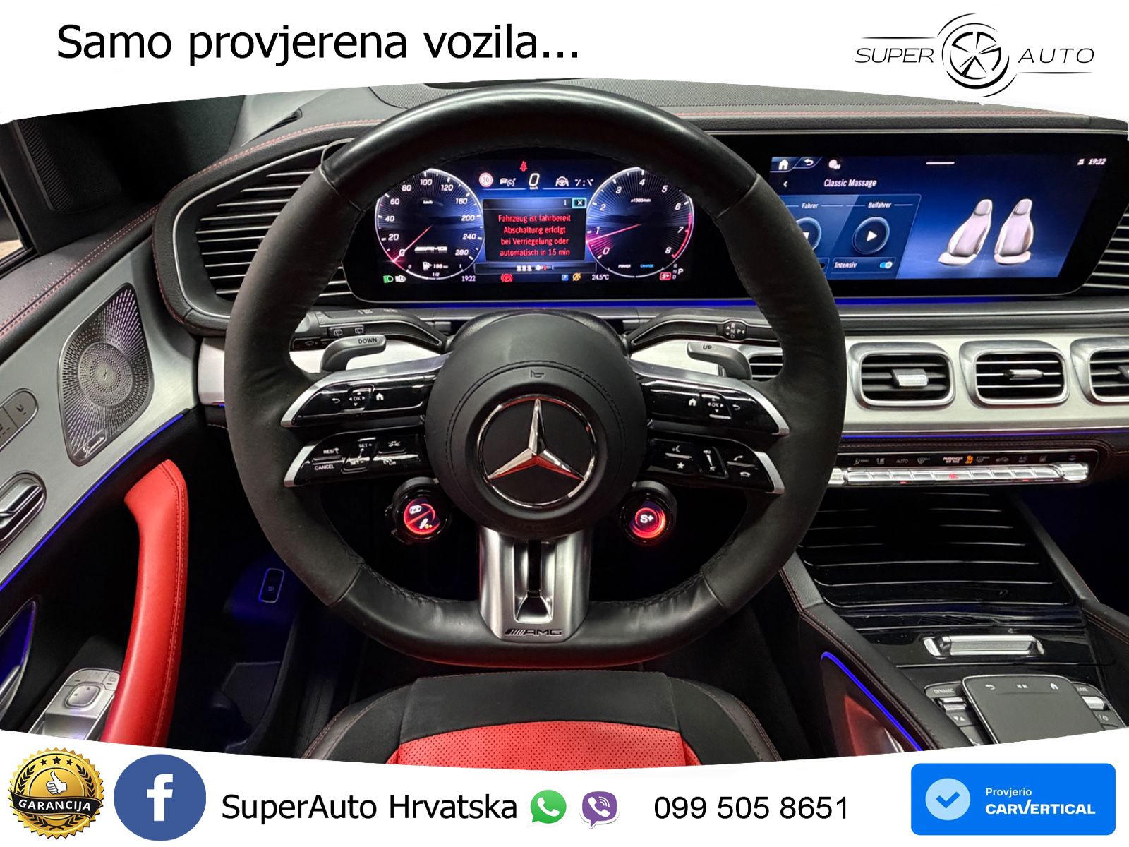 Mercedes AMG GLE 53 (435 KS) EQ Boost 4MATIC+ AMG SPEEDSHIFT TCT 9G LED+GR SJED+ACC