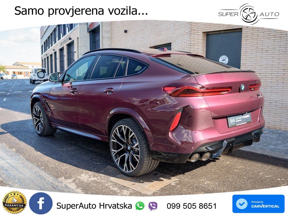 BMW X6 M Competition 4.4 V8 (625 KS) xDrive Steptronic LED+GR SJED+ACC