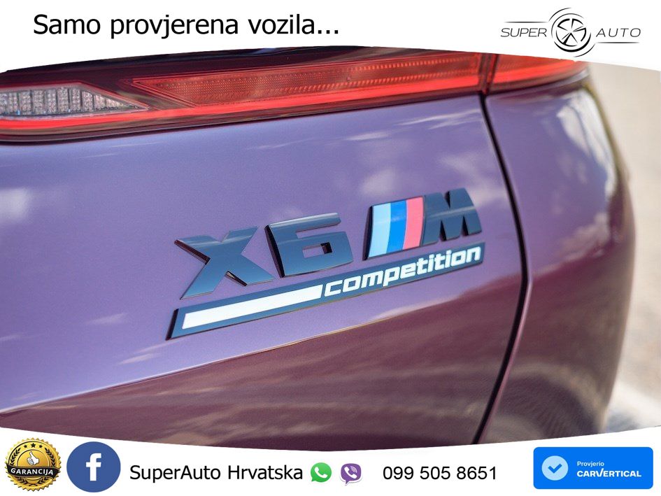 BMW X6 M Competition 4.4 V8 (625 KS) xDrive Steptronic LED+GR SJED+ACC