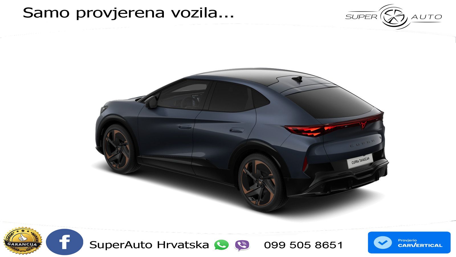 Cupra Tavascan 82 kWh (340 KS)  4WD VZ LED+GR SJED+ACC