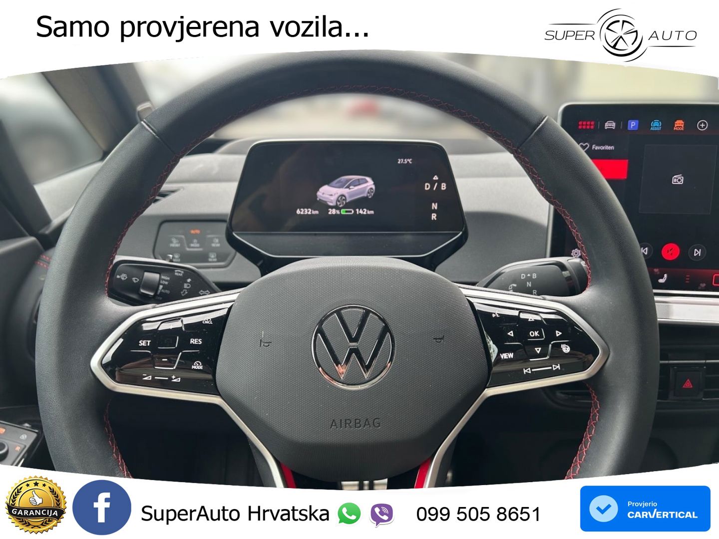 Volkswagen ID.3 GTX 84 kWh (286 KS) LED+GR SJED+ACC