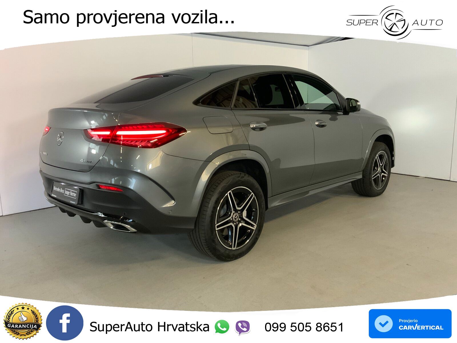 Mercedes GLE Coupe 300d (269 ks) EQ Boost 4MATIC 9G-TRONIC AMG LED+GR SJED+ACC