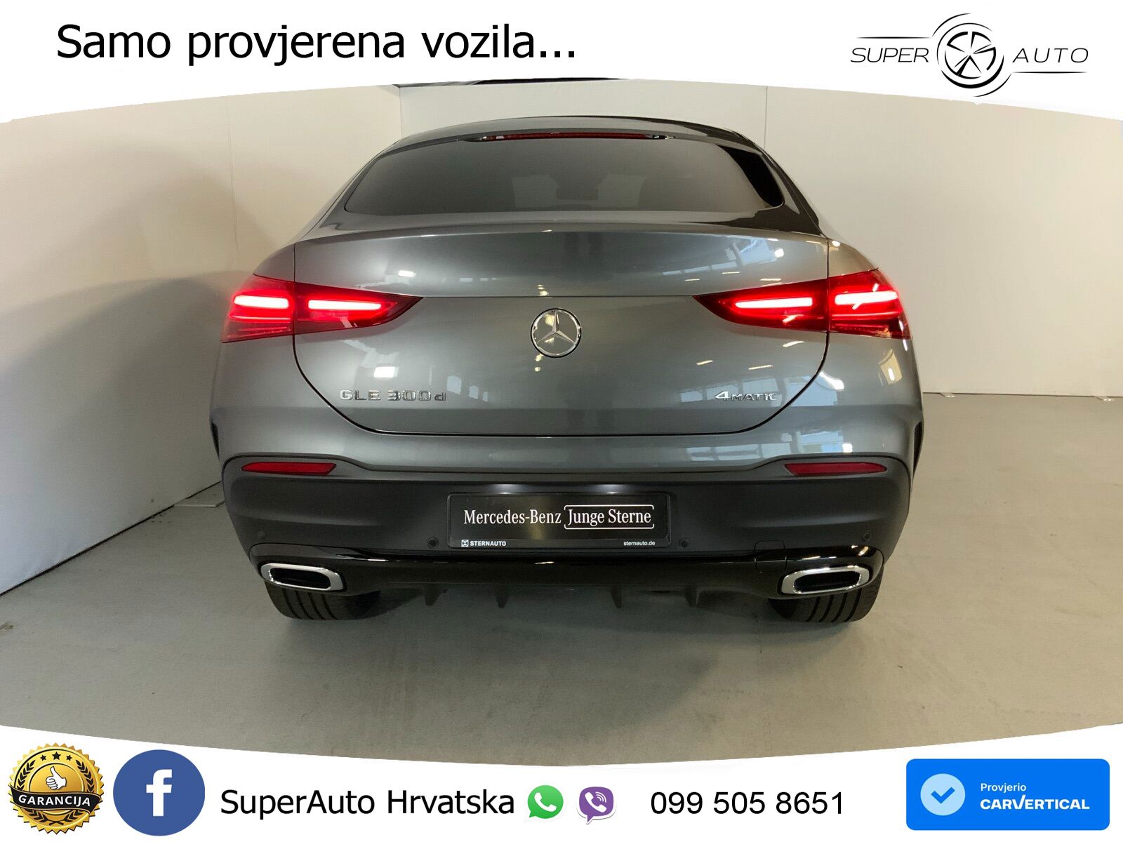 Mercedes GLE Coupe 300d (269 ks) EQ Boost 4MATIC 9G-TRONIC AMG LED+GR SJED+ACC