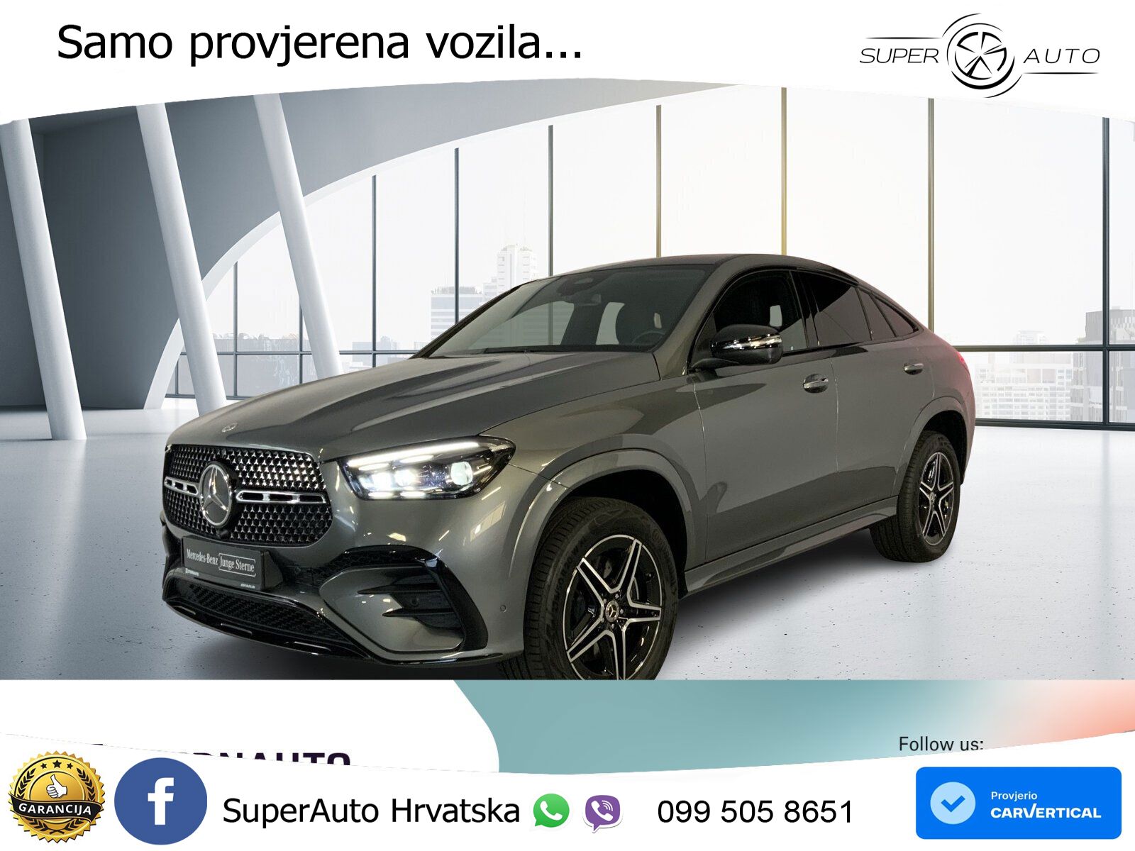Mercedes GLE Coupe 300d (269 ks) EQ Boost 4MATIC 9G-TRONIC AMG LED+GR SJED+ACC