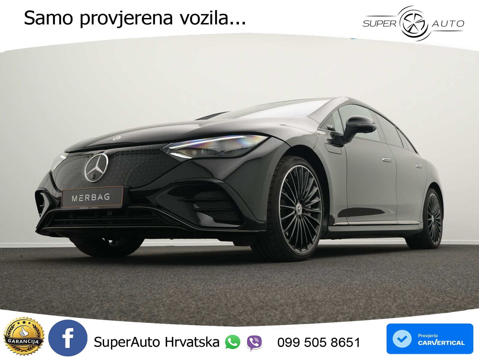 Mercedes EQE 500 100 kWh (408 KS) 4MATIC AMG ZRAČNI+ACC+GR SJED+KAM+PANO
