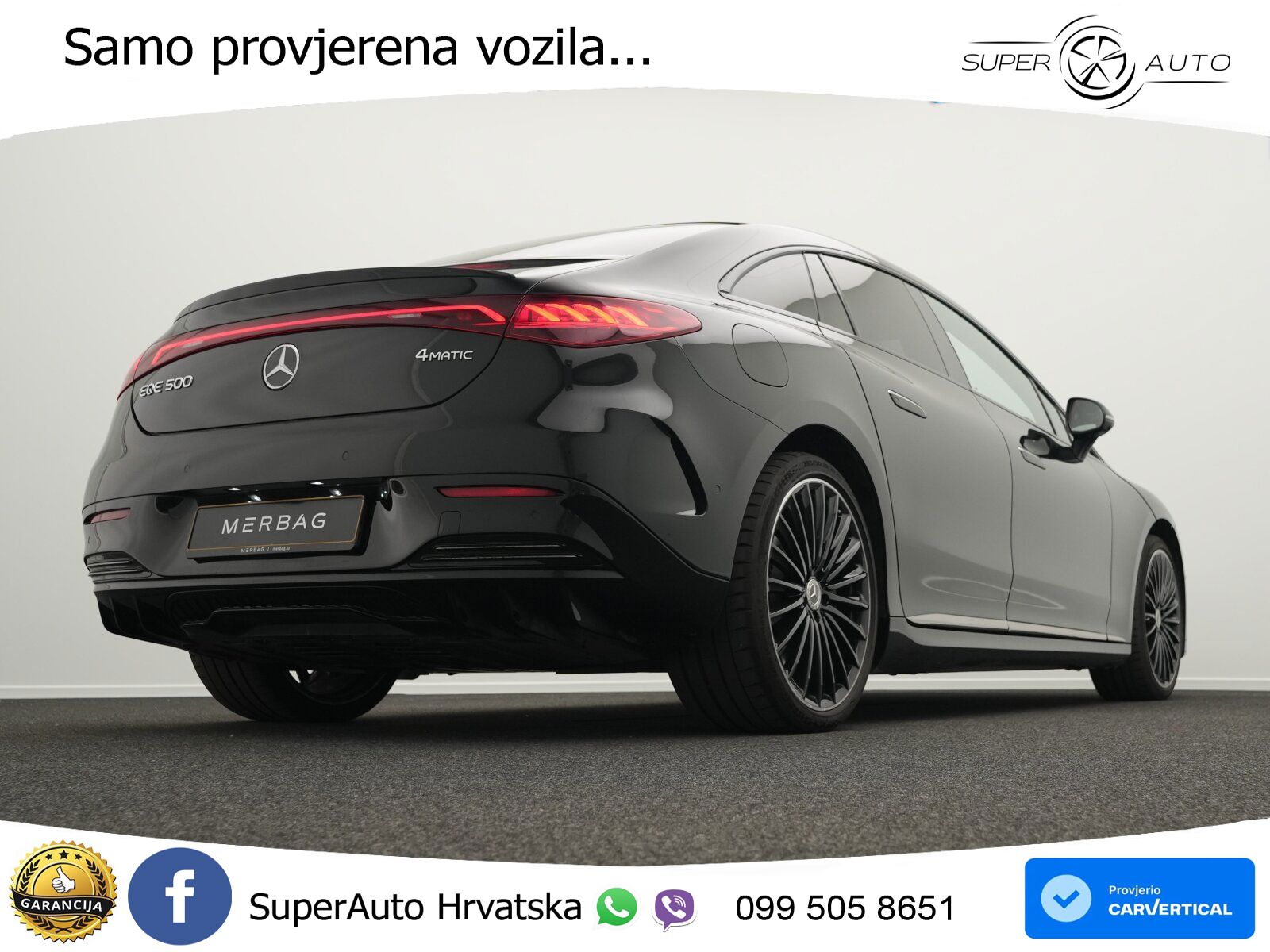 Mercedes EQE 500 100 kWh (408 KS) 4MATIC AMG ZRAČNI+ACC+GR SJED+KAM+PANO