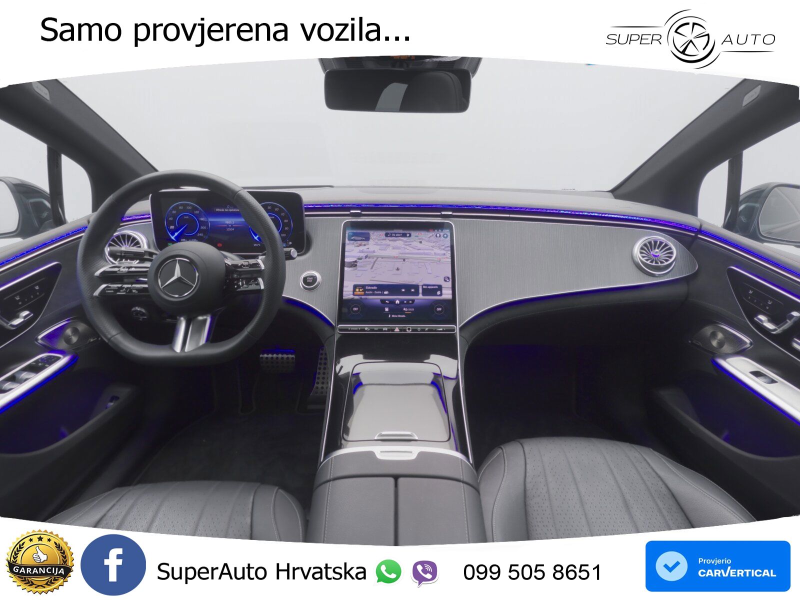 Mercedes EQE 500 100 kWh (408 KS) 4MATIC AMG ZRAČNI+ACC+GR SJED+KAM+PANO