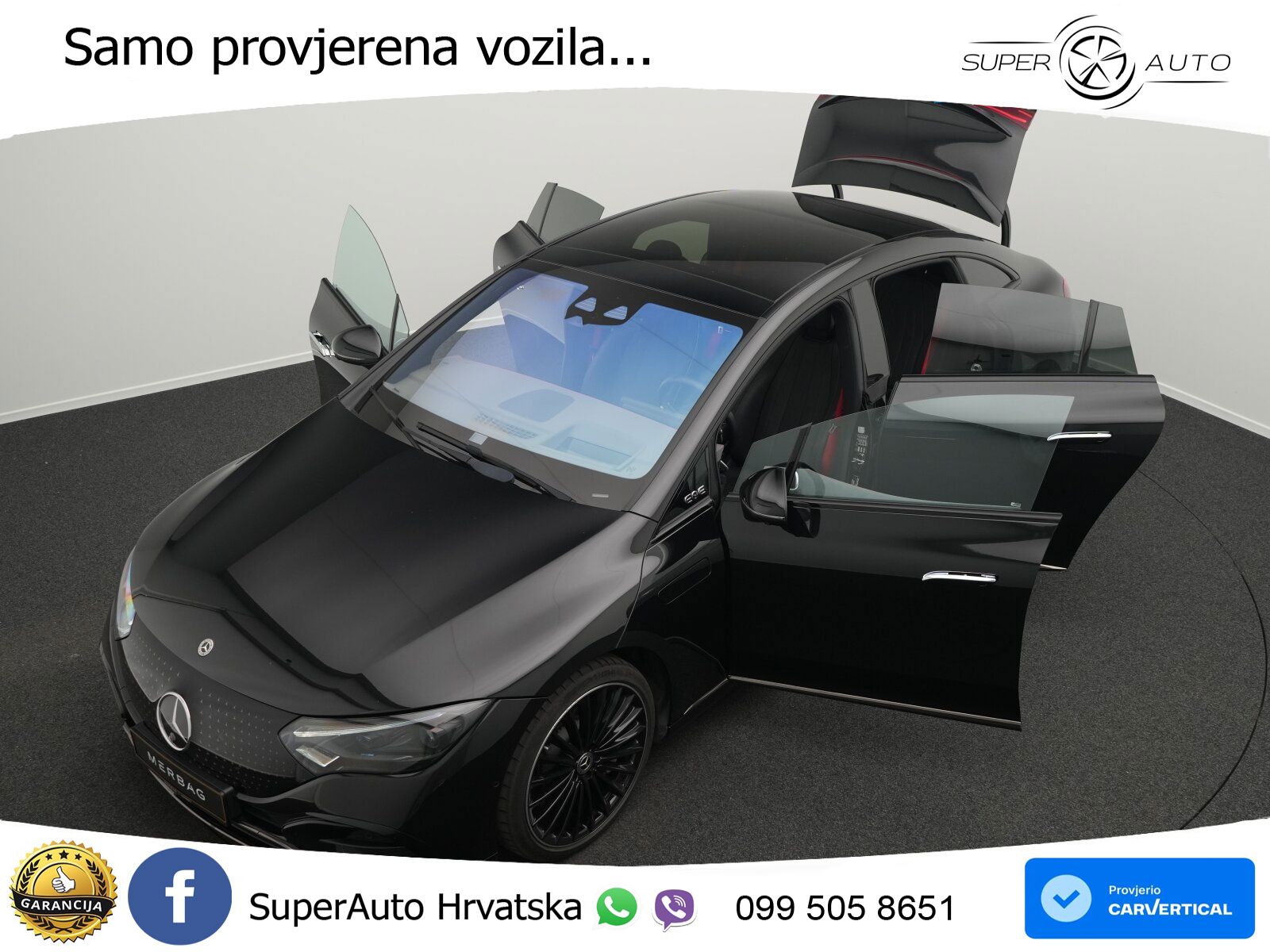 Mercedes EQE 500 100 kWh (408 KS) 4MATIC AMG ZRAČNI+ACC+GR SJED+KAM+PANO