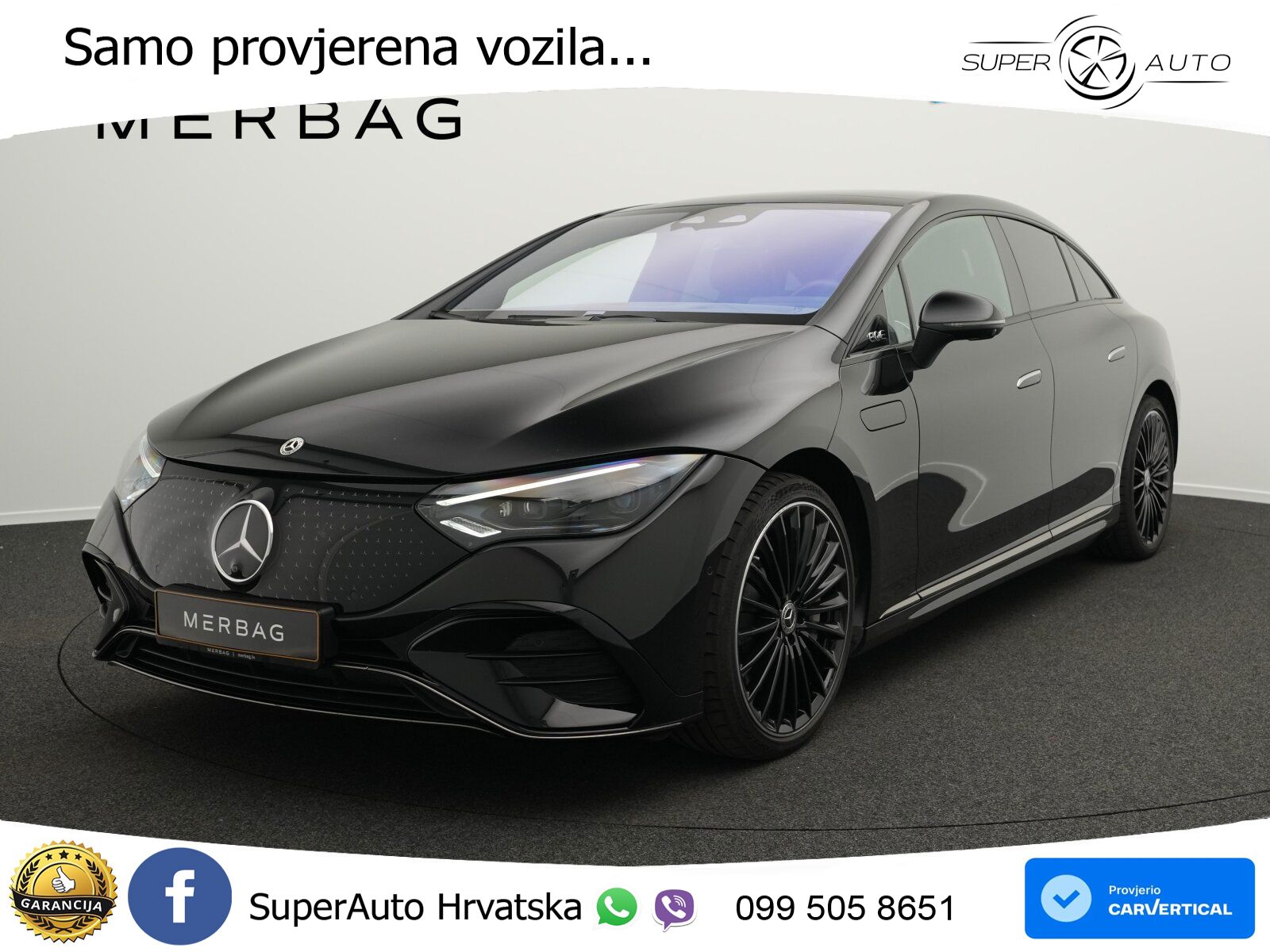 Mercedes EQE 500 100 kWh (408 KS) 4MATIC AMG ZRAČNI+ACC+GR SJED+KAM+PANO