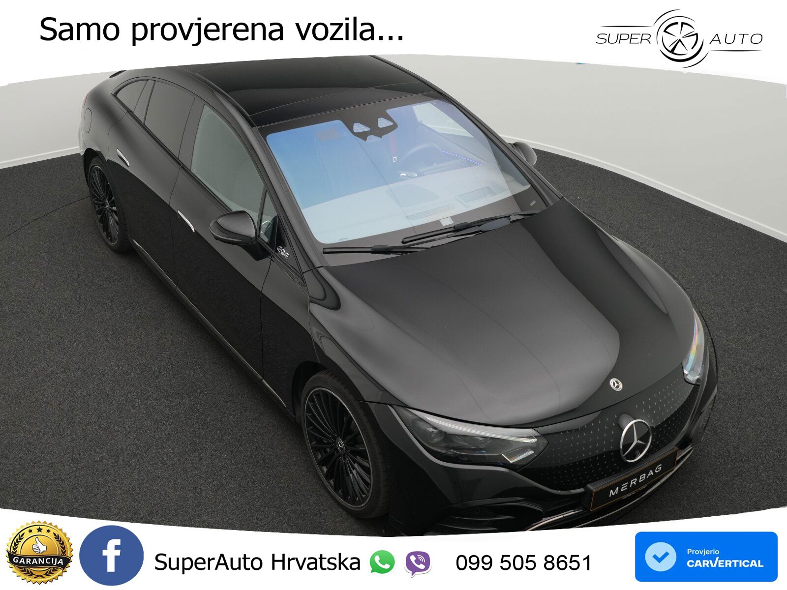 Mercedes EQE 500 100 kWh (408 KS) 4MATIC AMG ZRAČNI+ACC+GR SJED+KAM+PANO