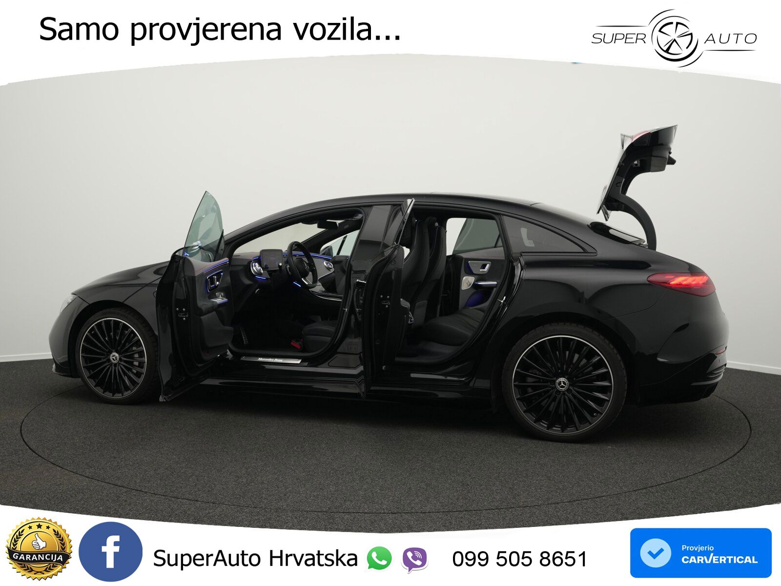 Mercedes EQE 500 100 kWh (408 KS) 4MATIC AMG ZRAČNI+ACC+GR SJED+KAM+PANO