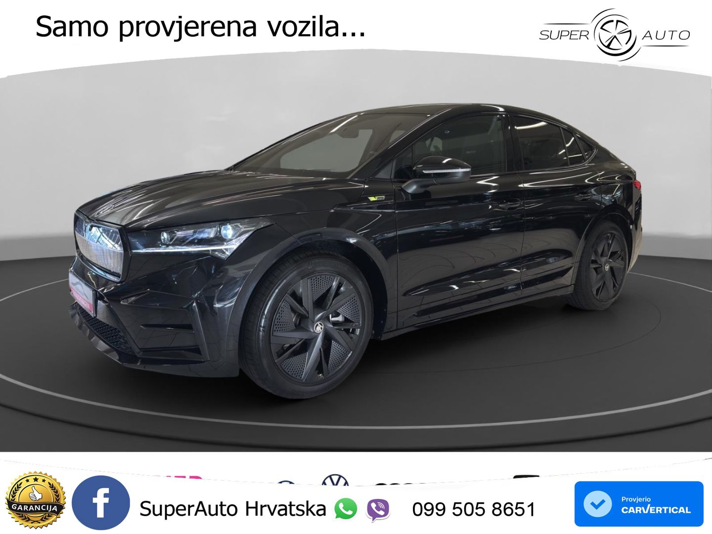 Škoda Enyaq Coupe iV RS 82 kWh (299 KS) AWD Lounge LED+GR SJED+ACC