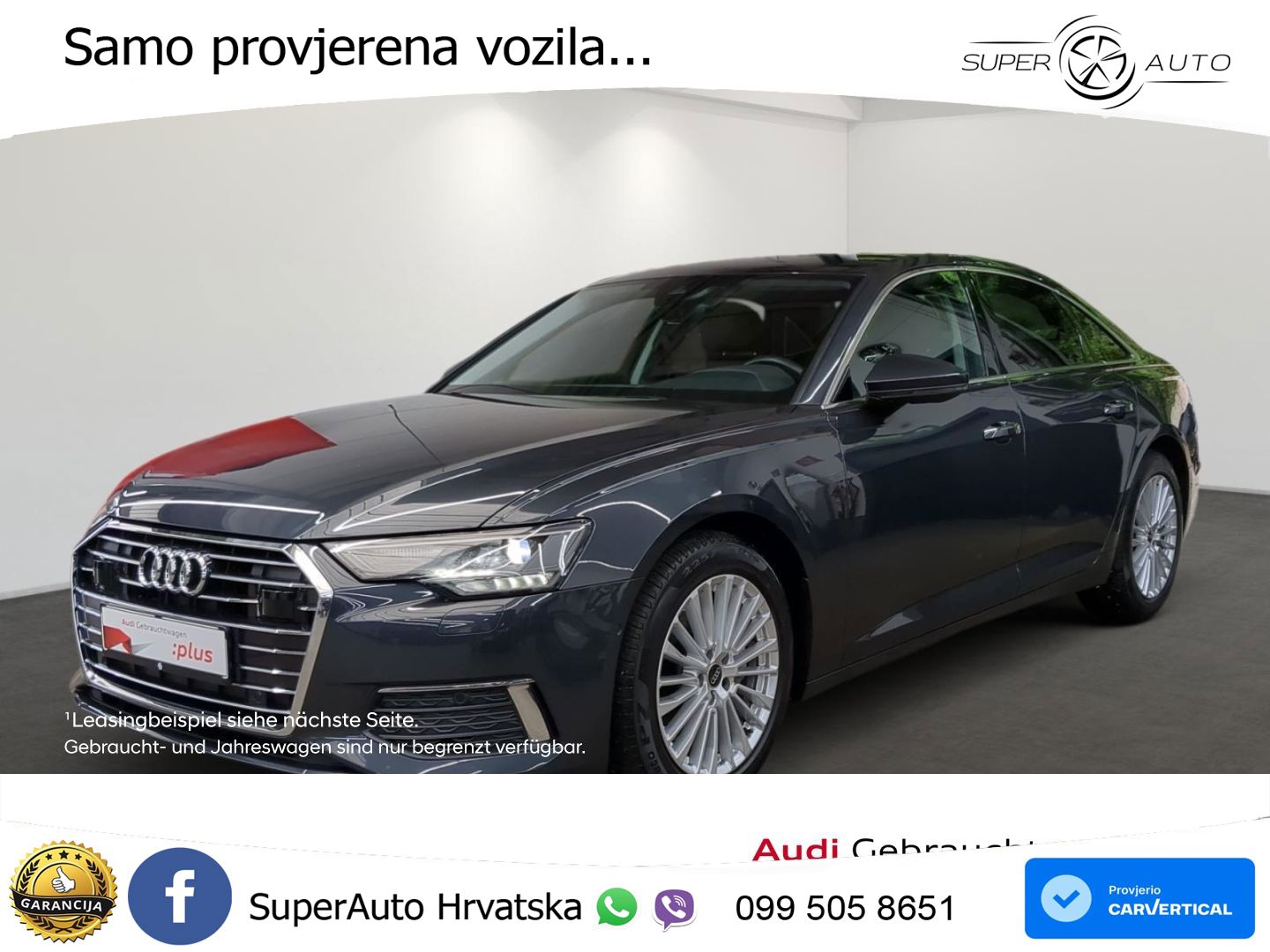 Audi A6 40TDI WEBASTO+LED+GR SJED+ACC