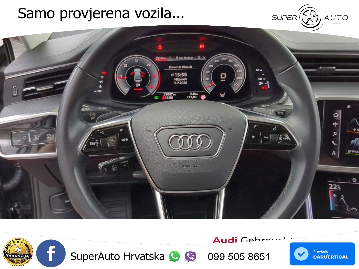 Audi A6 40TDI WEBASTO+LED+GR SJED+ACC