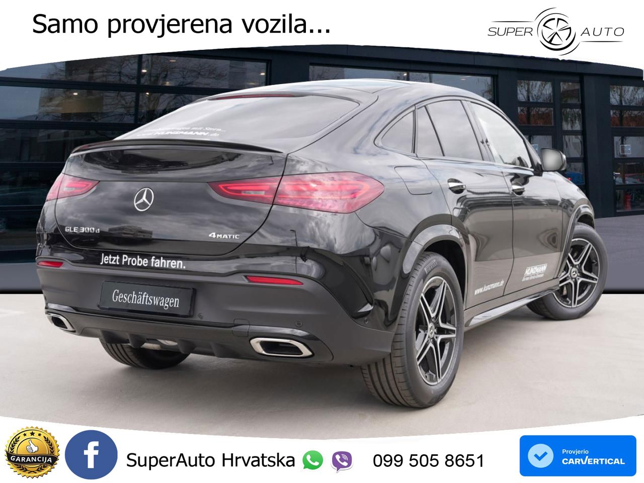 Mercedes GLE Coupe 300d (269 ks) EQ Boost 4MATIC 9G-TRONIC AMG LED+GR SJED+ACC