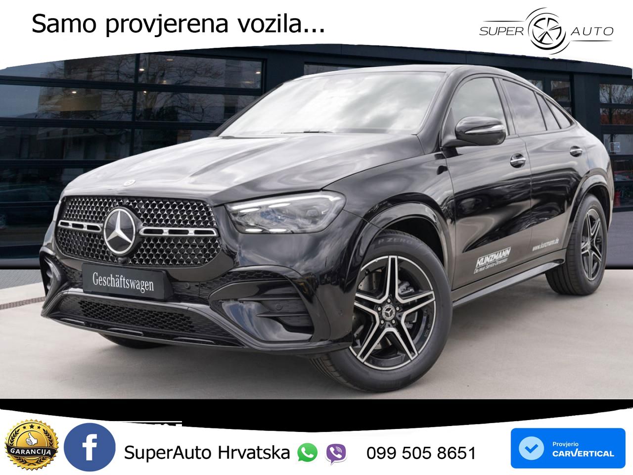 Mercedes GLE Coupe 300d (269 ks) EQ Boost 4MATIC 9G-TRONIC AMG LED+GR SJED+ACC